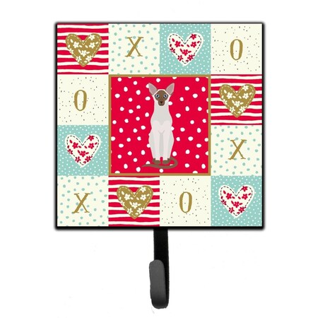 Carolines Treasures 4.25 x 1 x 7 in. Colorpoint Shorthair Cat Love Leash or Key Holder CK5755SH4